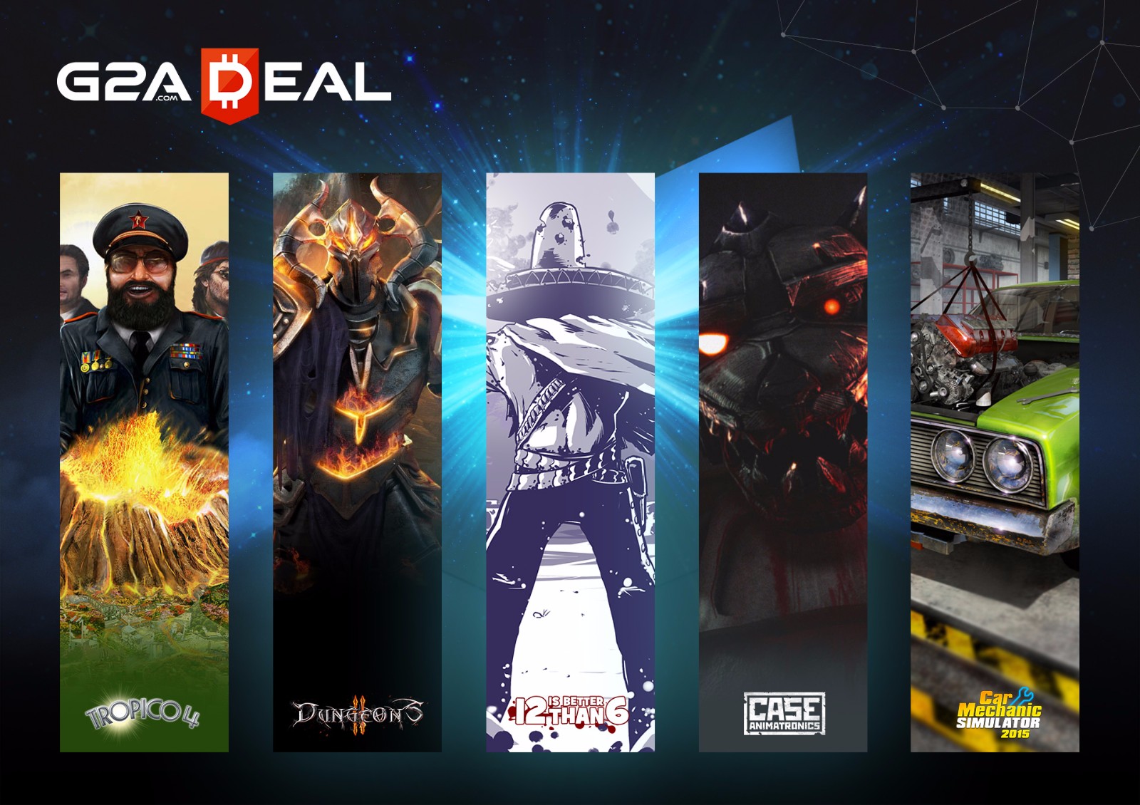 Dictators, dungeons, and drives: G2A Deal #4 launches on June 14th
