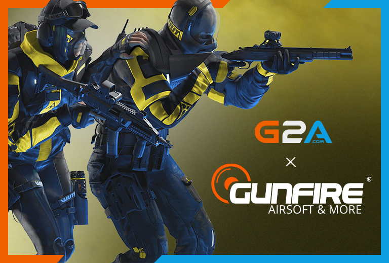 G2A.COM łączy siły z Gunfire, oferuje kody zniżkowe na sprzęt airsoft