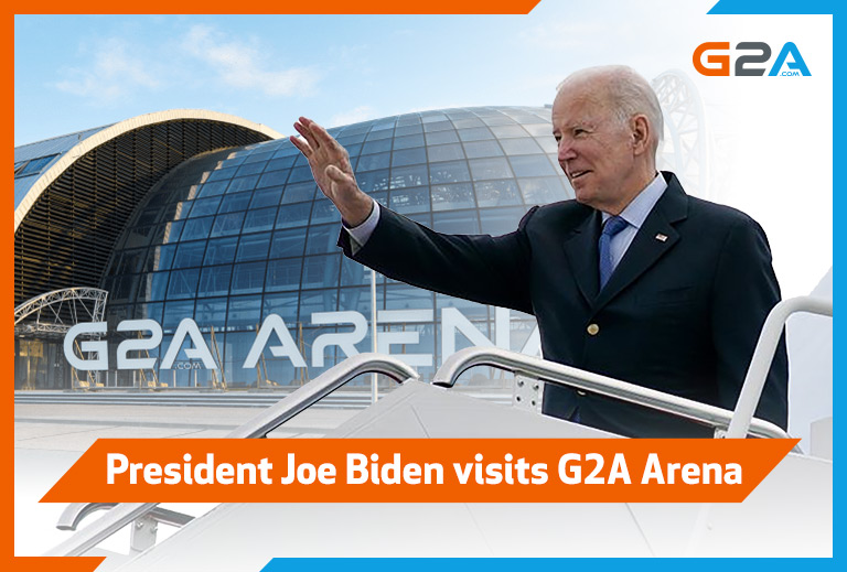 President Joe Biden visits G2A Arena
