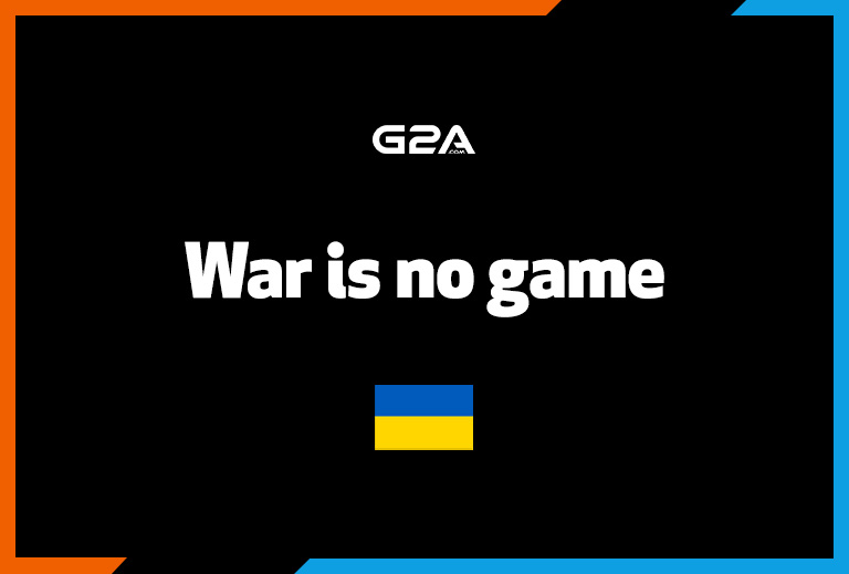 G2A.COM wspiera Ukrainę, marketplace niedostępny dla użytkowników z Rosji i Białorusi