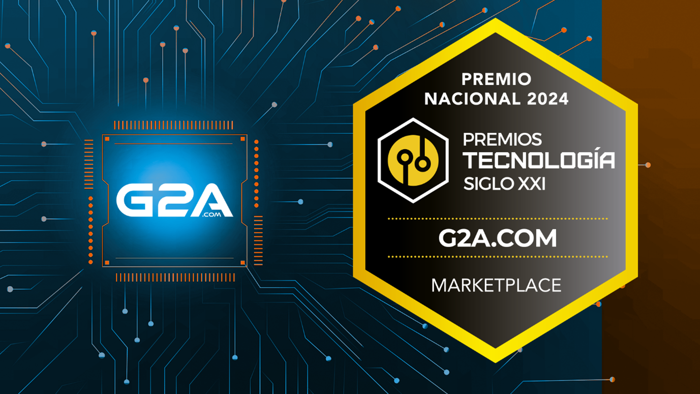 G2A.COM awarded as  Best Marketplace  in the VII Edition of the 21st Century National Technology Awards 2024